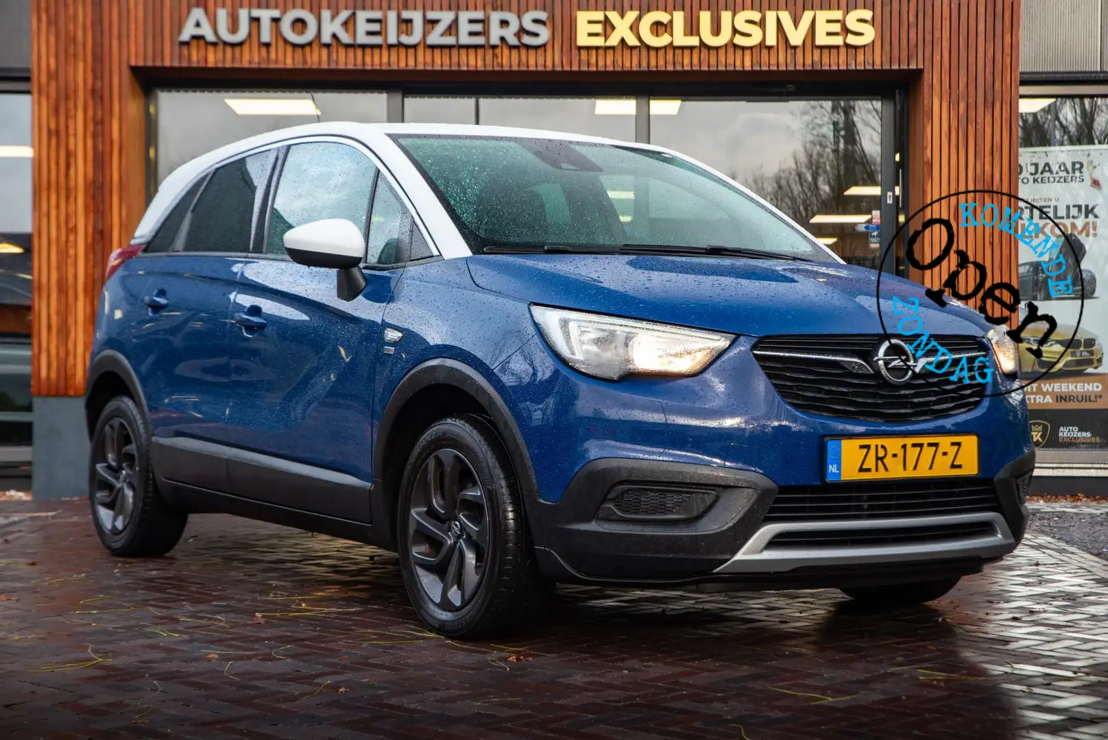Opel Crossland X 1.2 Turbo 120 Jaar Edition Airco Cruise Audio Blauw - 1
