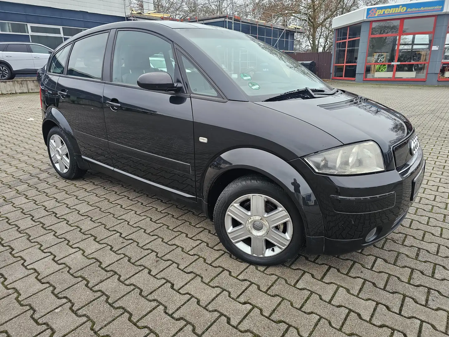 Audi A2 A2 1.4,L,Klima,ZV,el.Fenster,Alu,Tüv 01/2028 Schwarz - 2