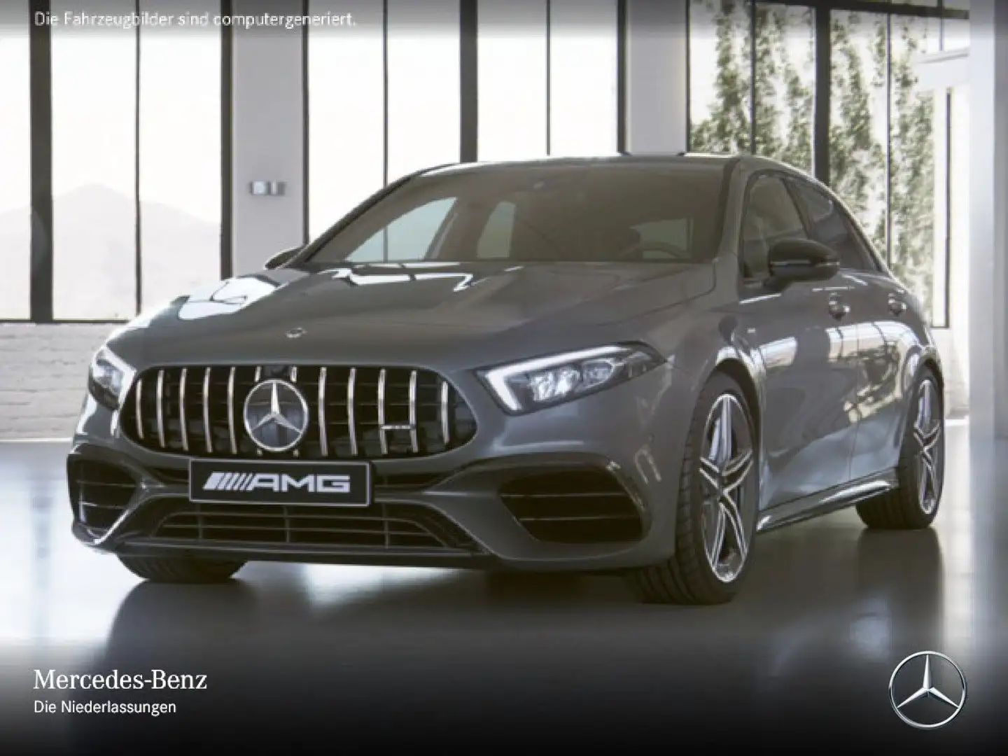 Mercedes-Benz A 45 AMG A 45 S 4M Kompakt DRIVERS+LED+BURMESTER+KAMERA+19" Grau - 2