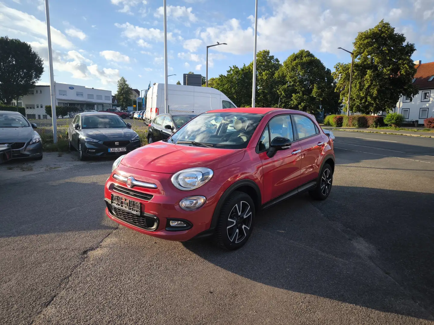 Fiat 500X Pop Star       LM-Felgen 7x17  komfort Paket Rot - 1