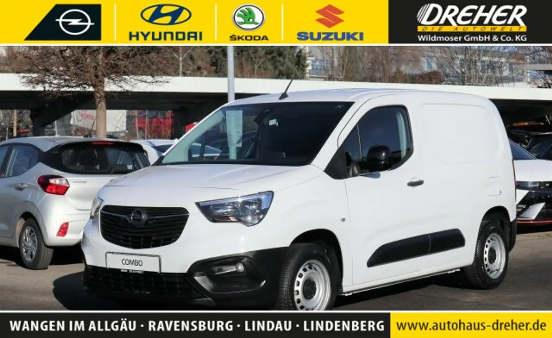 Opel Combo Combo Cargo 1.5 D Klima/Tempomat/Bluetooth Weiß - 1