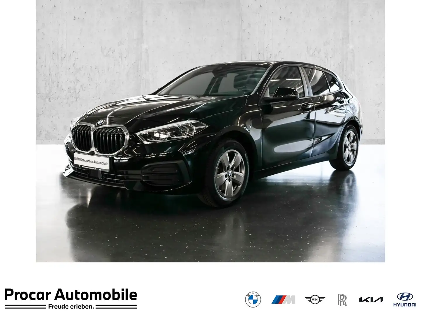 BMW 118 i Advantage Nav LED Parkass Klima 16" Schwarz - 1
