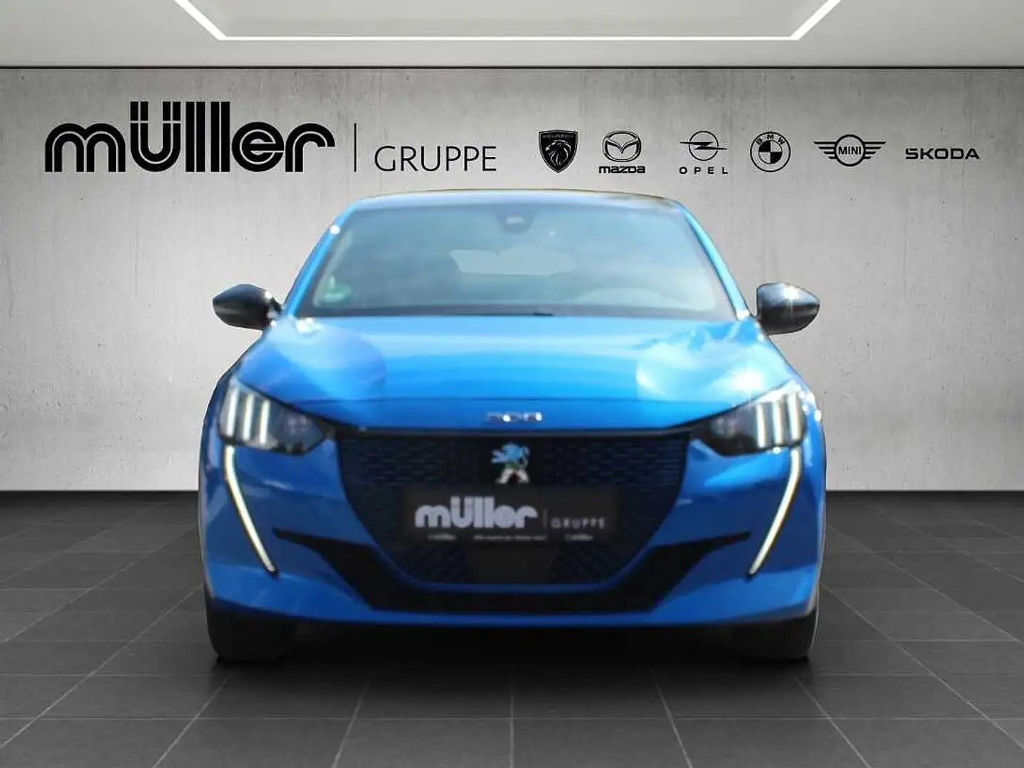 Peugeot 208 Elektromotor 136 Allure inkl. GT-Line Blau - 2