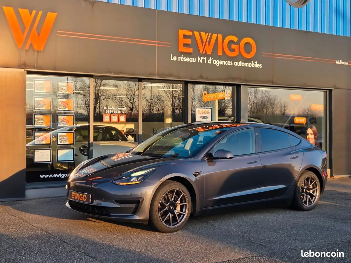 Tesla Model 3 model-3 electric 285 60kwh standard-plus premium bva Gris - 1