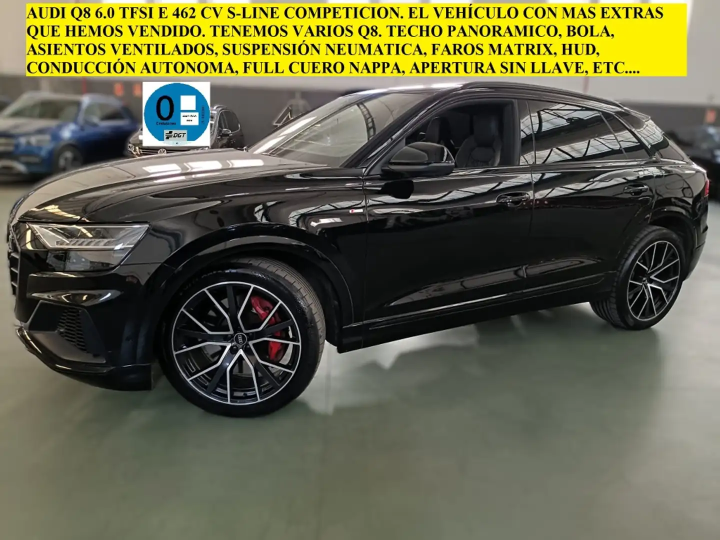 Audi Q8 60 TFSIe S line plus quattro Noir - 1