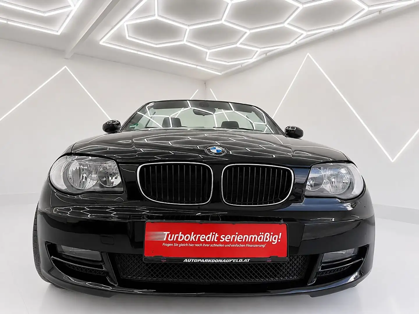 BMW 118 i Cabrio/Roaster-SEHR GEPFLEGT-NEUES SERVICE- Schwarz - 2