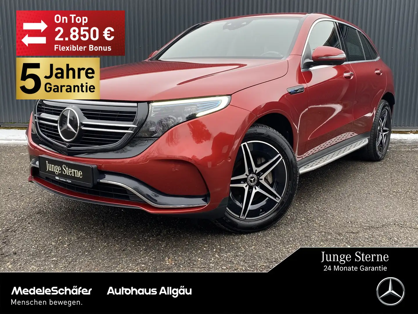 Mercedes-Benz EQC 400 EQC 400 4M AMG Dist MLED Keyl 360 Burm Energ.Pak Rot - 1