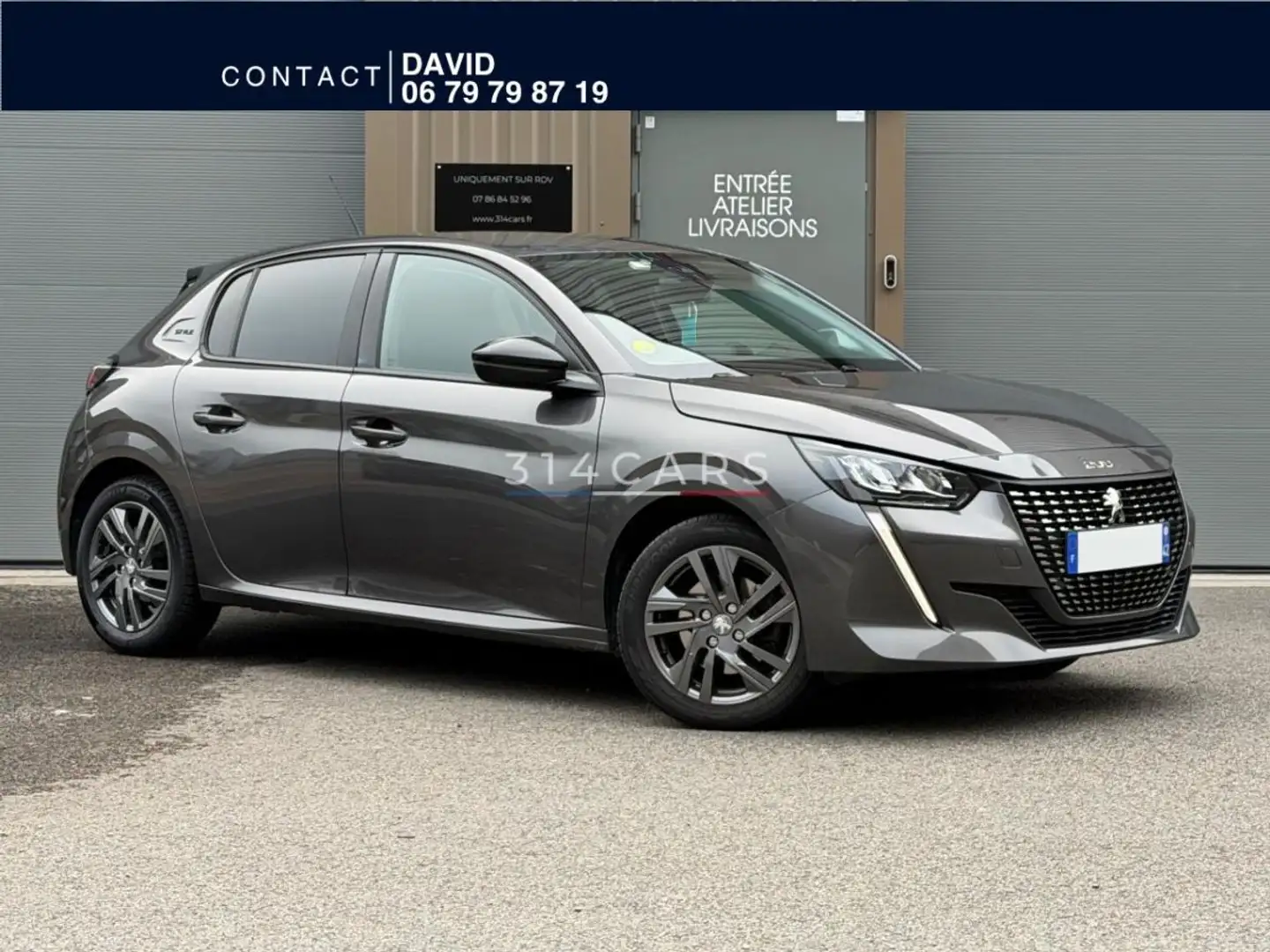 Peugeot 208 1.5 HDi 100 Style Gris - 1