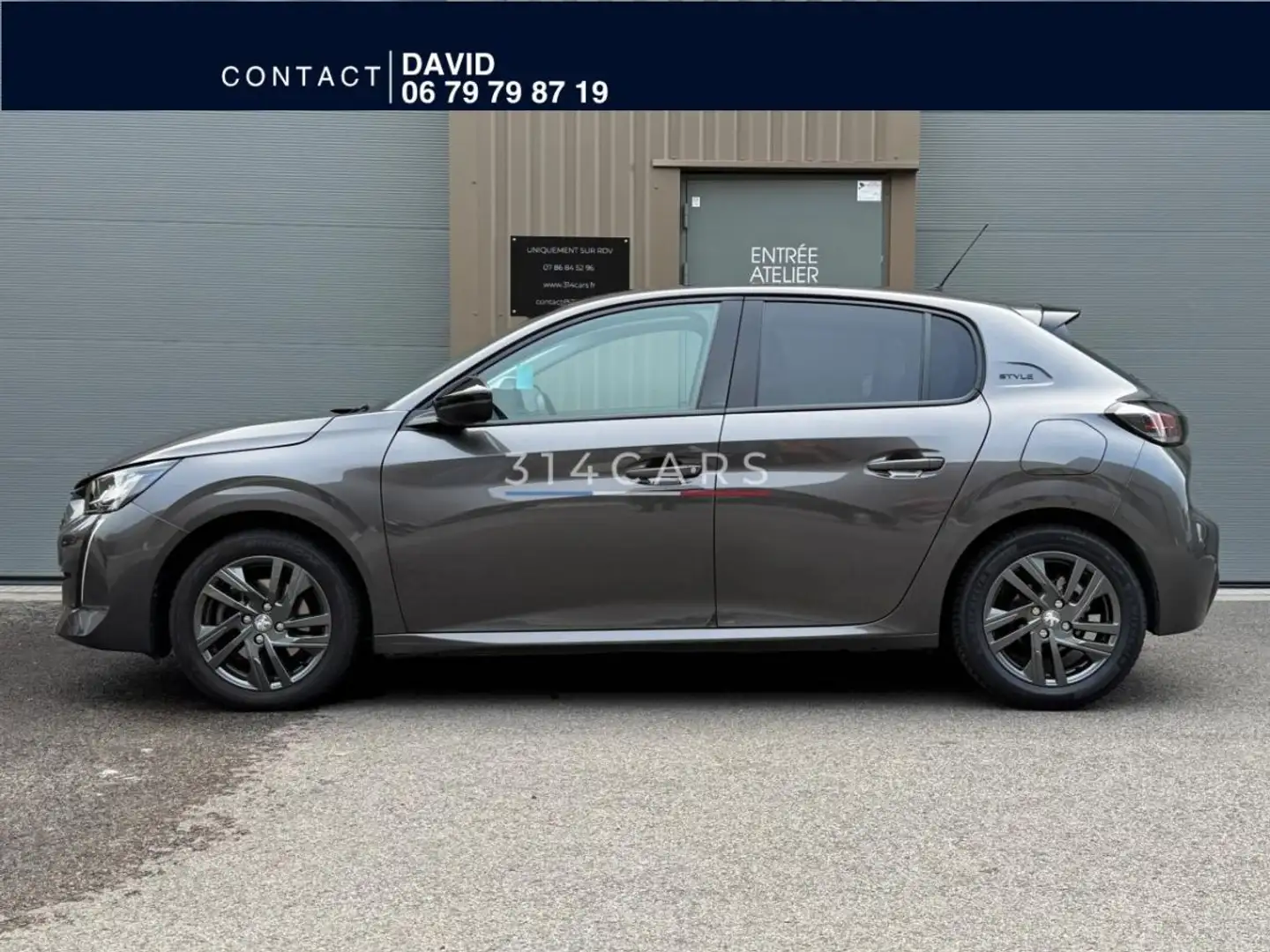 Peugeot 208 1.5 HDi 100 Style Gris - 2