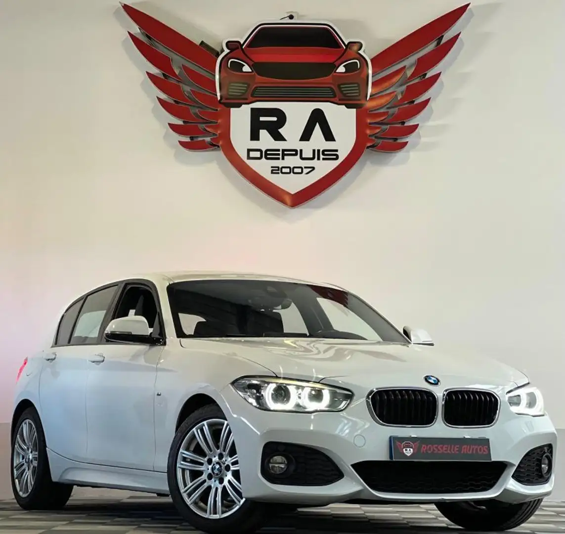 BMW 120 SERIE 120 I PACK M SPORT 184CH Blanc - 1