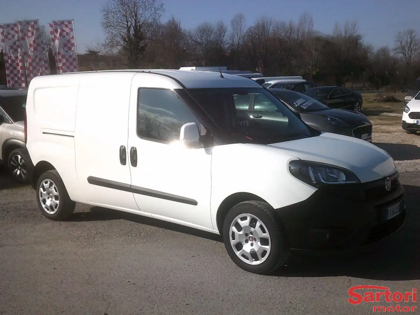 Fiat Doblo VERSIONE MAXI L2 H1 UNIPROPRIETARIO! Blanc - 2