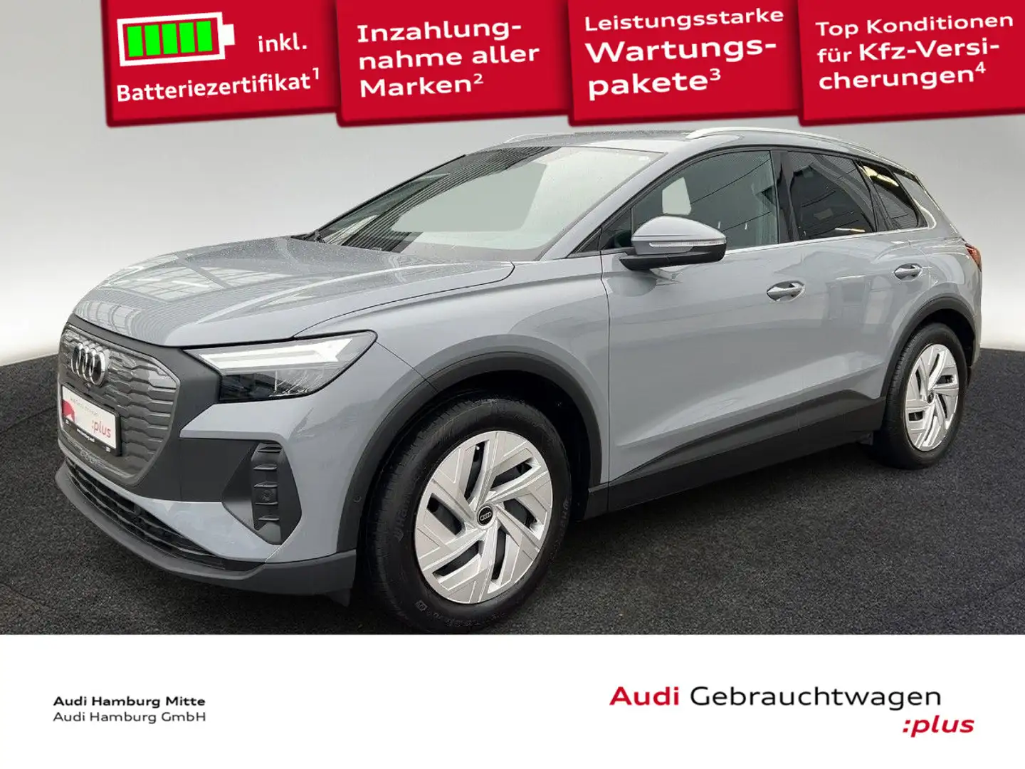 Audi Q4 e-tron Q4 40 e-tron 150 kW Kamera PDC Navi Virtual Grau - 1