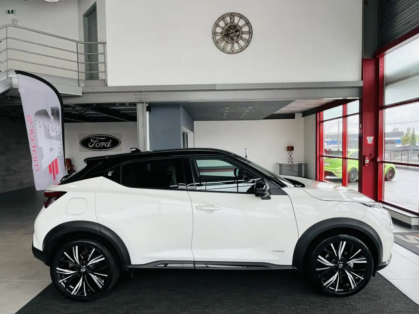 Nissan Juke 1,6 HYBRID 143 N-DESIGN GPS CAMERA 360 KEYLESS REGULATEUR LIMITEUR FEUX LED HIFI BOSE APPLE CAR Blanc - 2