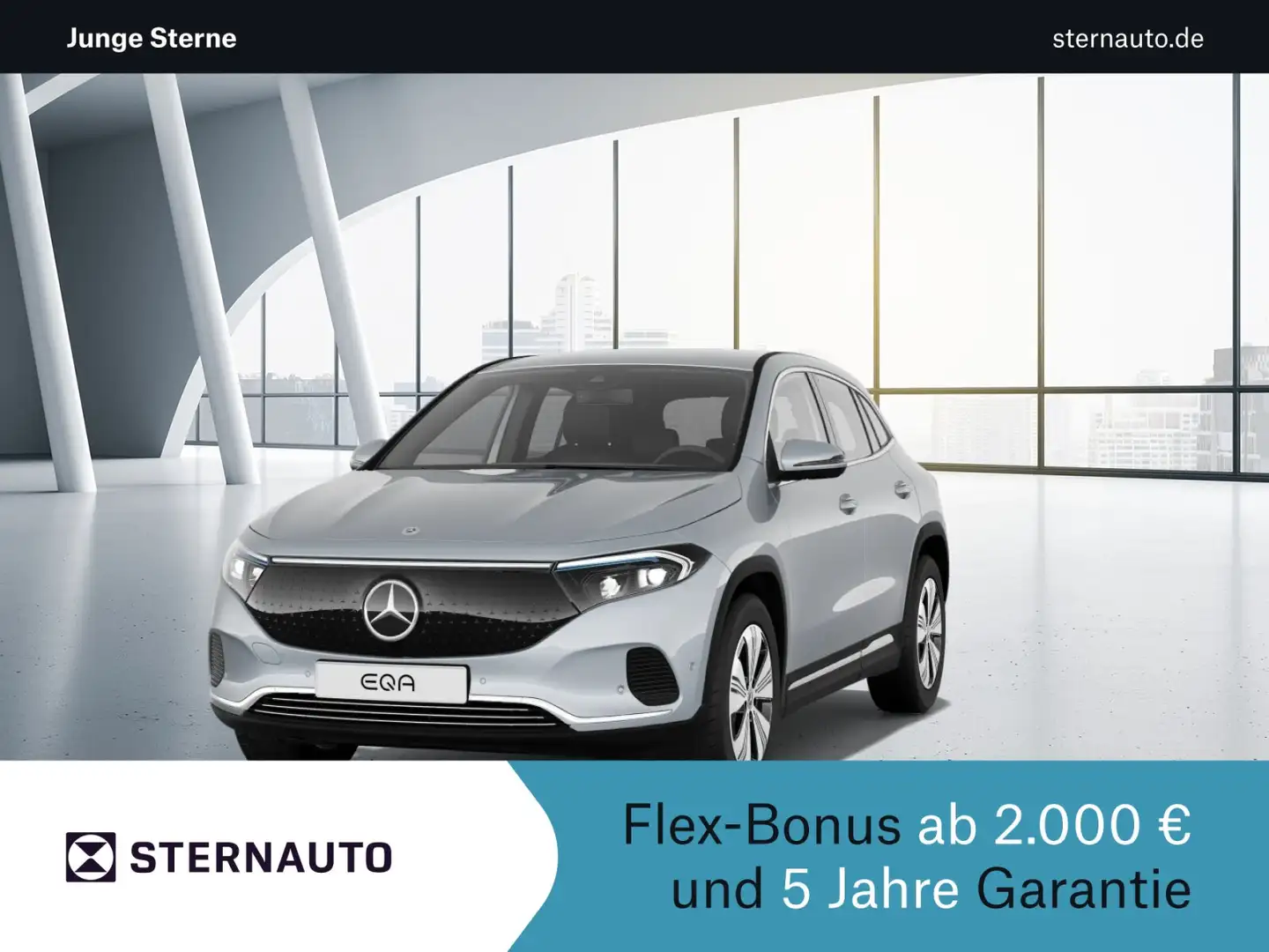 Mercedes-Benz EQA 350 EQA 350 4MATIC  Progressive Navi/Klima/LED Silber - 1