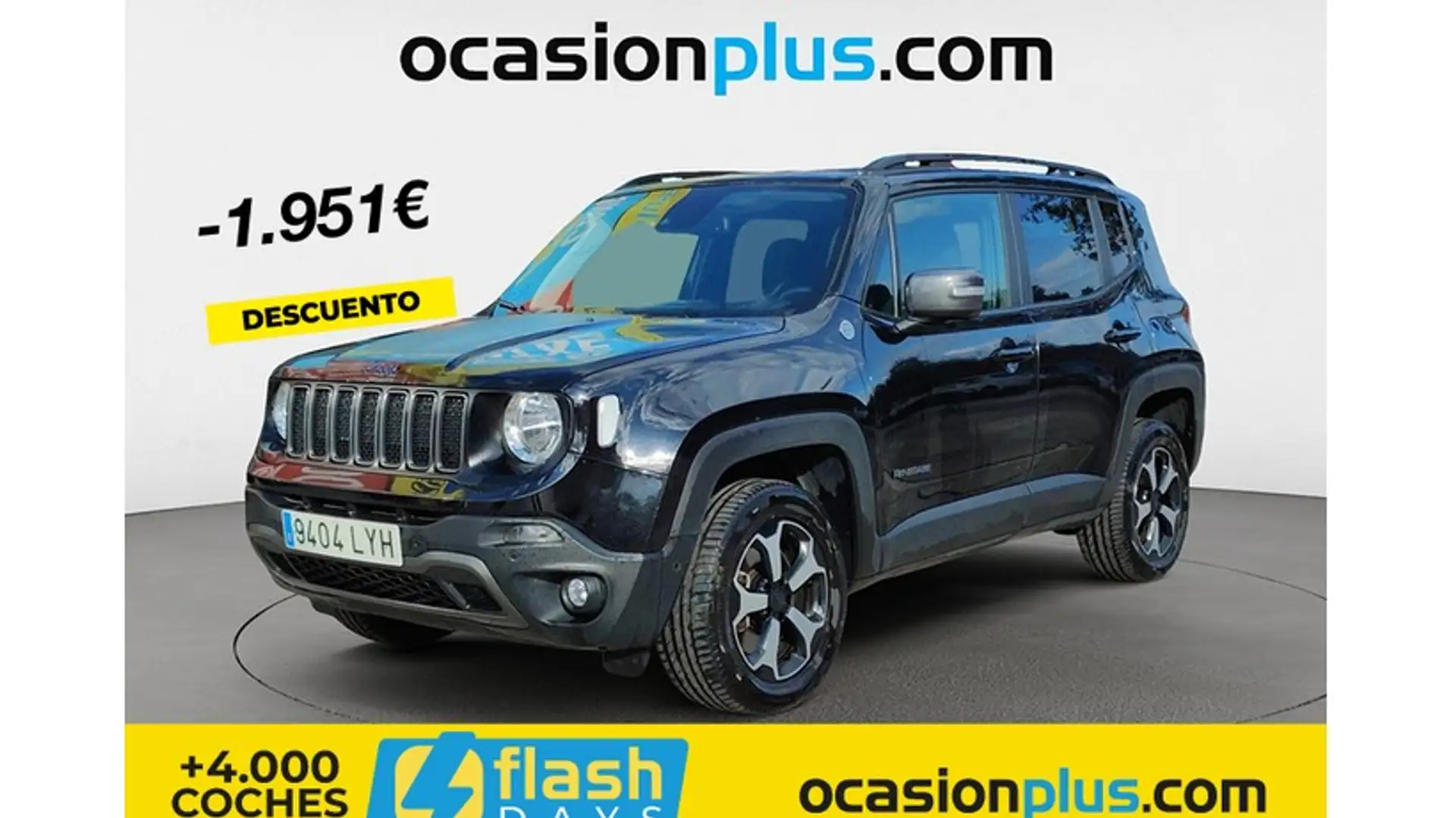 Jeep Renegade 1.3 PHEV Trailhawk 4x4 Aut. 240 Noir - 1