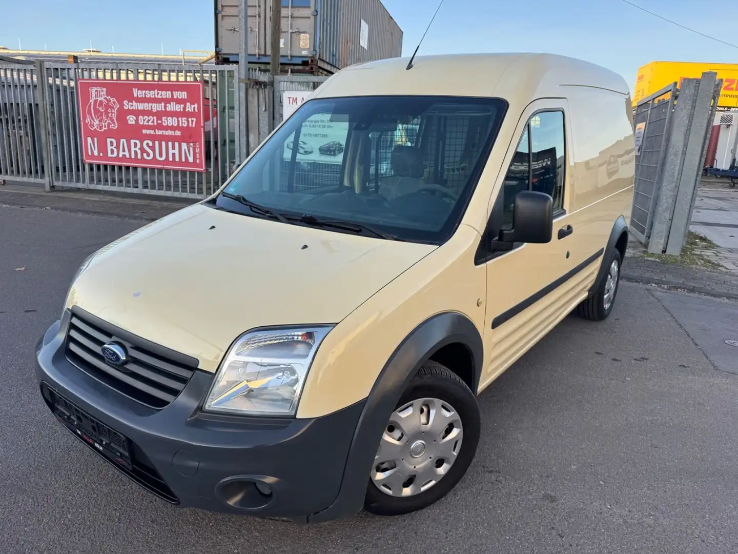 Ford Transit Connect Lang Kasten 1-Hand/Klima/AHK Jaune - 1