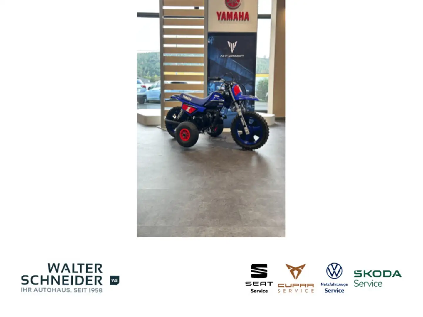 Yamaha PW50 Blauw - 1
