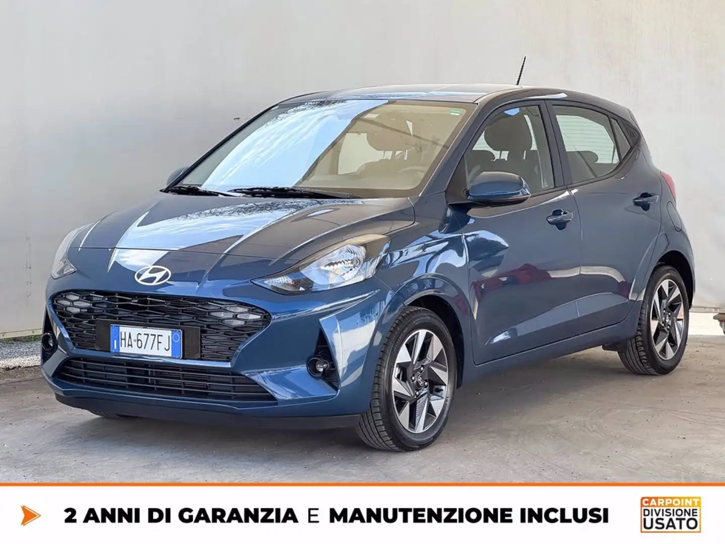 Hyundai i10 1.0 mpi connectline 63cv Bleu - 1