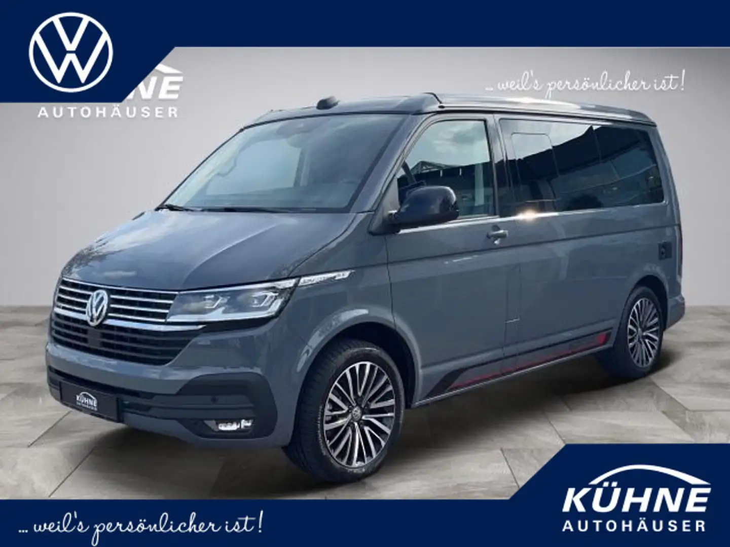 Volkswagen T6.1 California Ocean Edition 4M | LED NAVI AHK Grau - 1