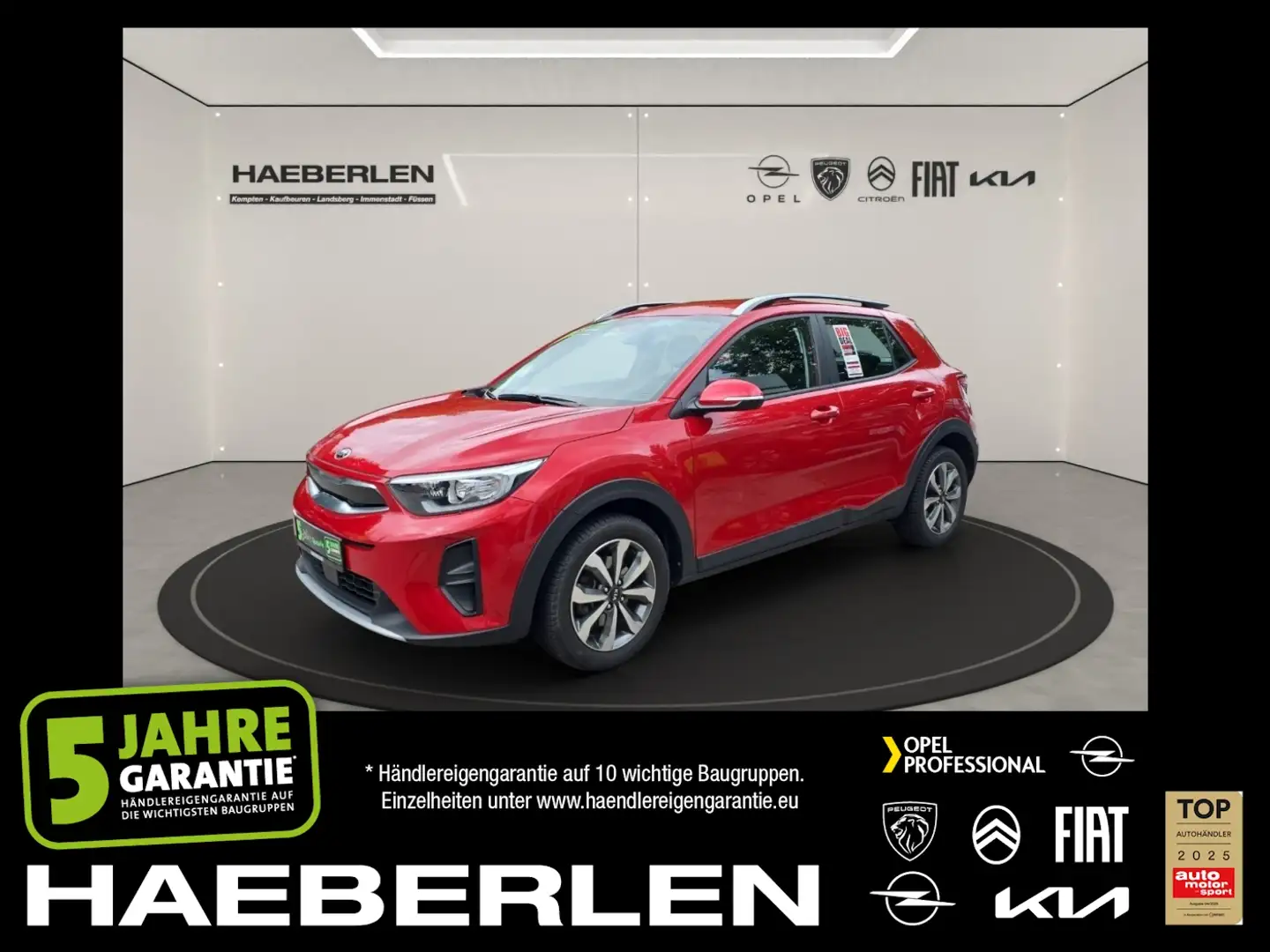 Kia Stonic 1.0 T-GDI Vision Navi+SHZ+Winterp.+Kam. Rosso - 1