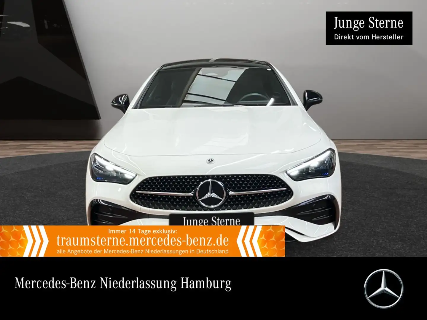 Mercedes-Benz CLE 200 AMG+NIGHT+PANO+360+BURMESTER+TOTW+KEYLESS Weiß - 1