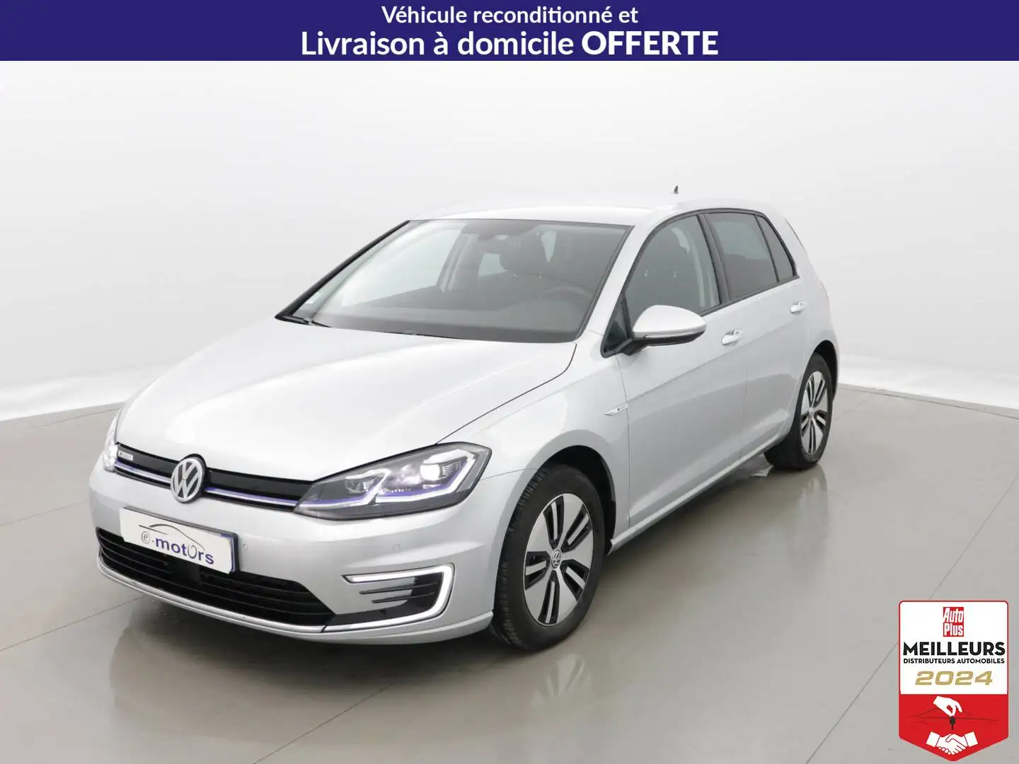 Volkswagen e-Golf 136 Electrique +Caméra Blanc - 1