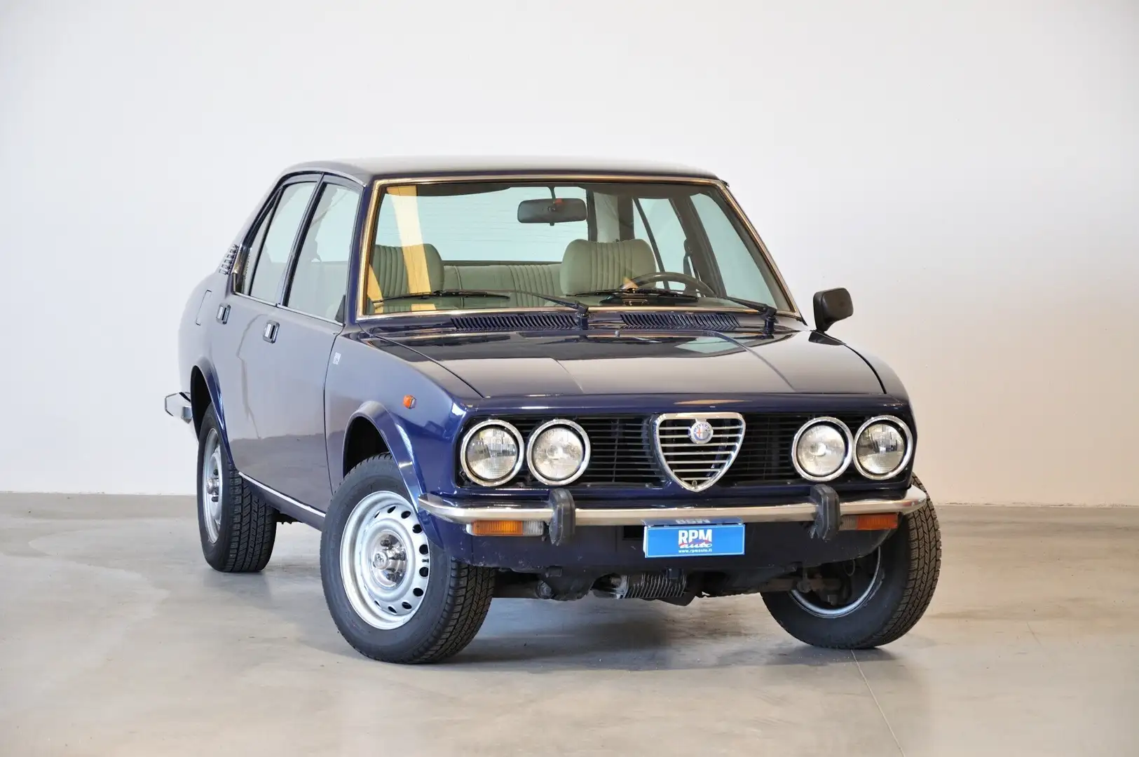 Alfa Romeo Alfetta 1.6 targhe nere ASI restaurata Blu/Azzurro - 1