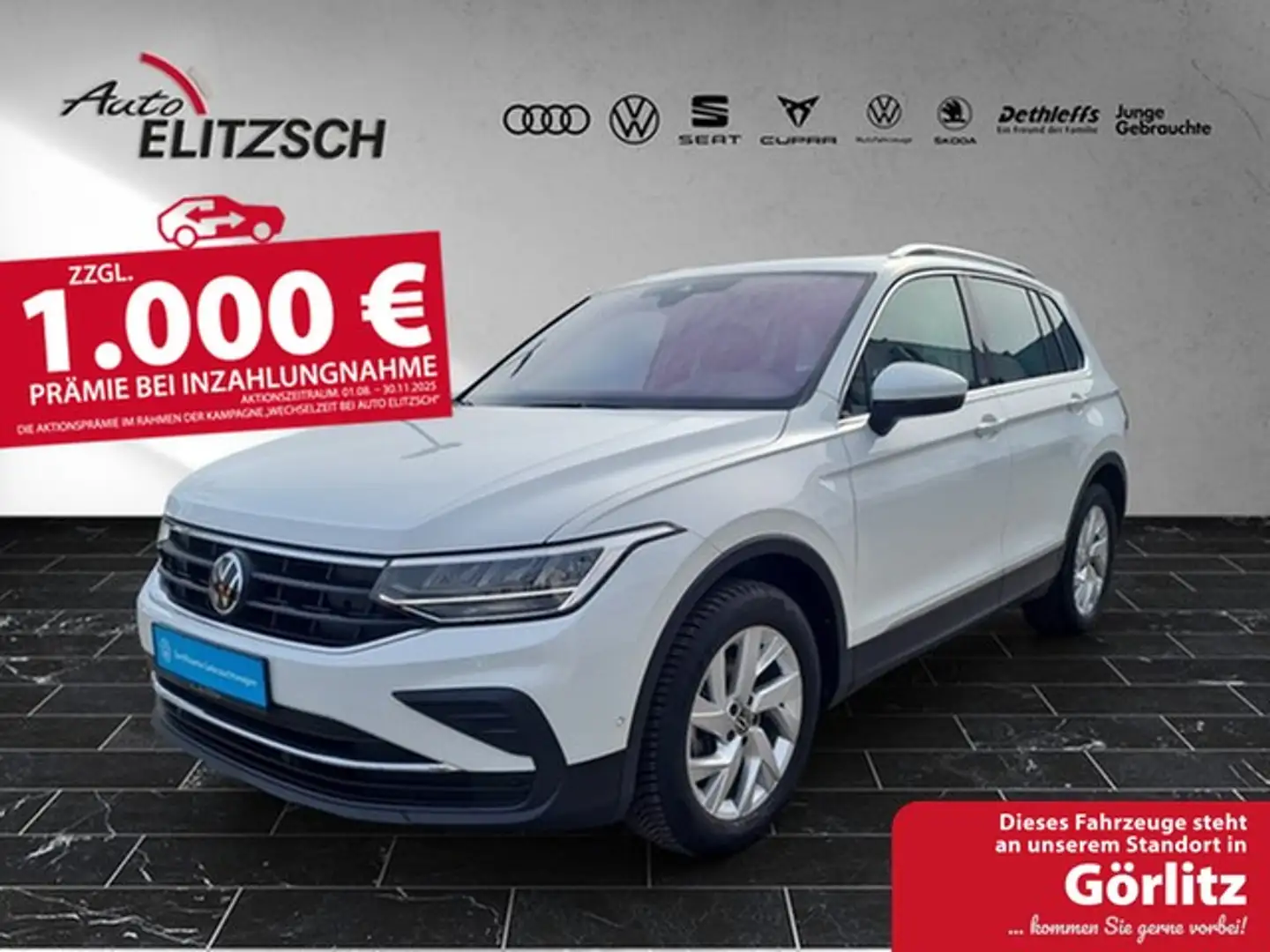 Volkswagen Tiguan (AX1)(07.2020->2024) Move LED ACC NAVI PDC SHZ Weiß - 1