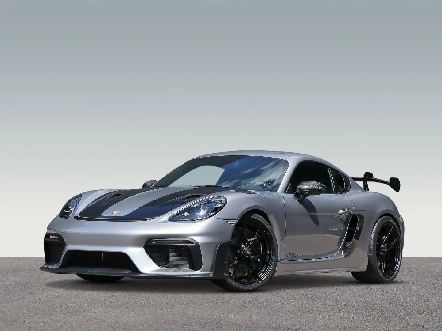 Porsche Cayman 718 GT4 RS Weissach-Paket Vollschalensitz Silber - 1