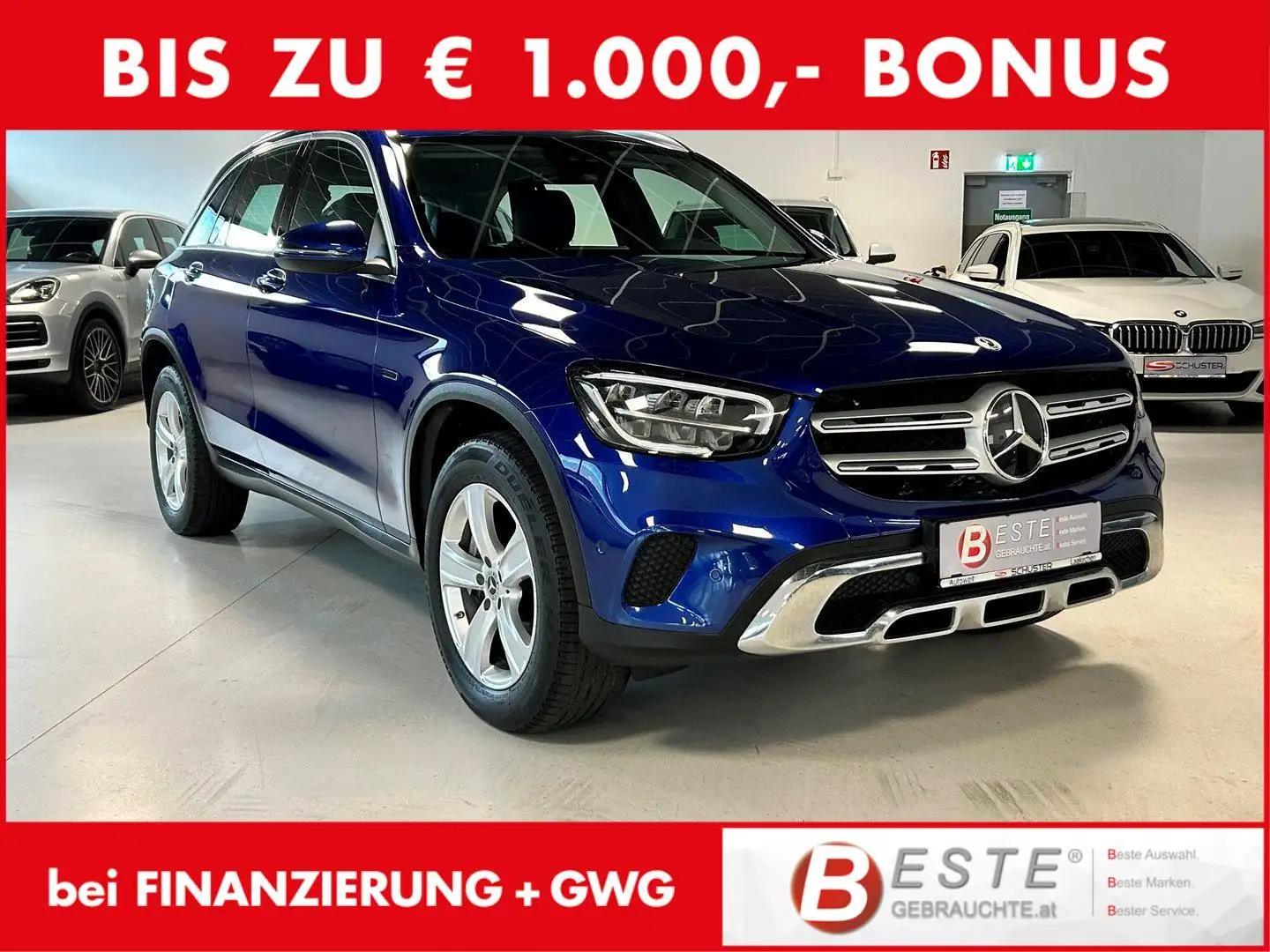 Mercedes-Benz GLC 300 de 4MATIC **AHK**LEDER**KAMERA** Blauw - 1