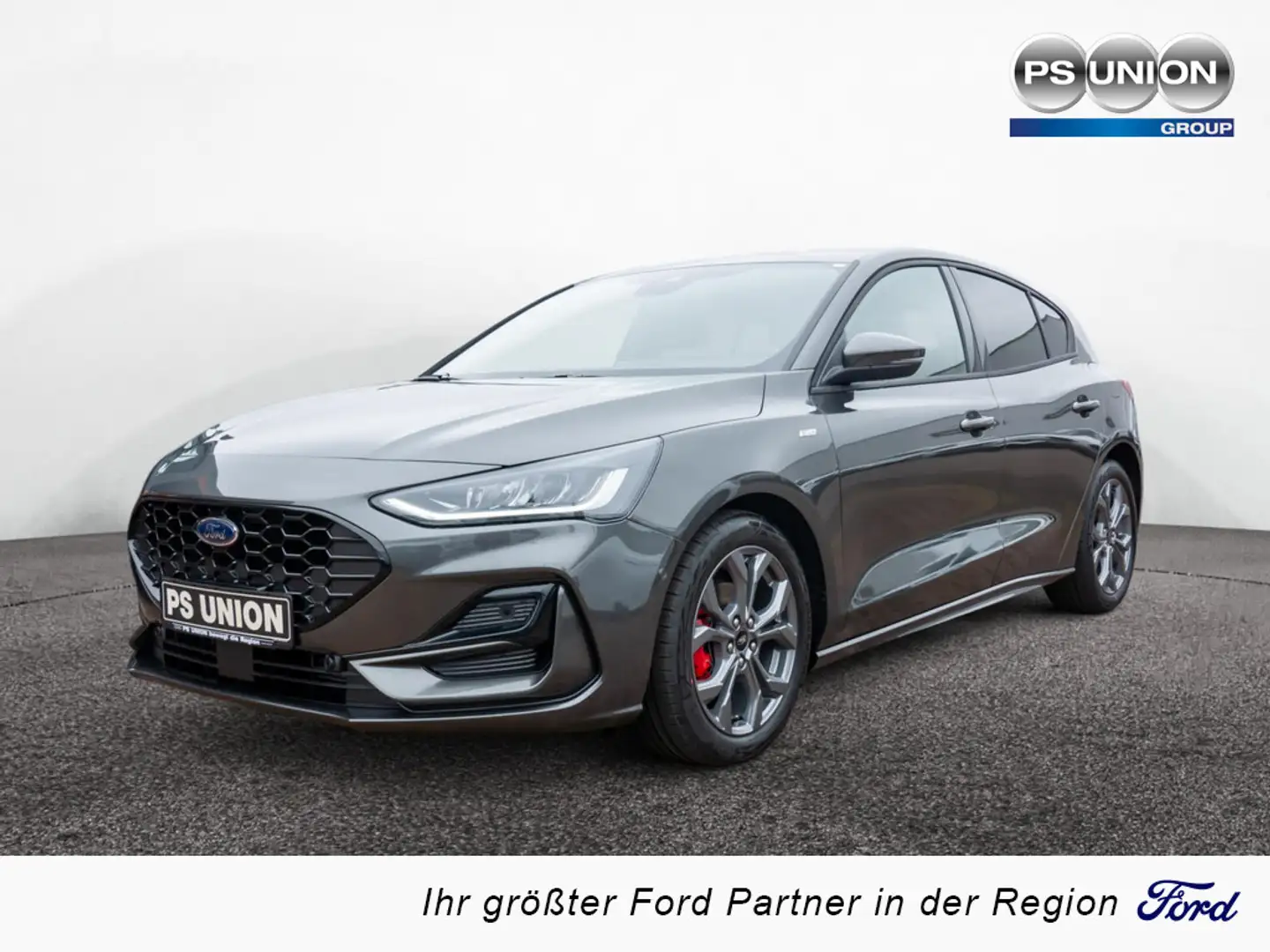Ford Focus 1.0 EcoBoost ST-Line mit vielen Paketen Grau - 1