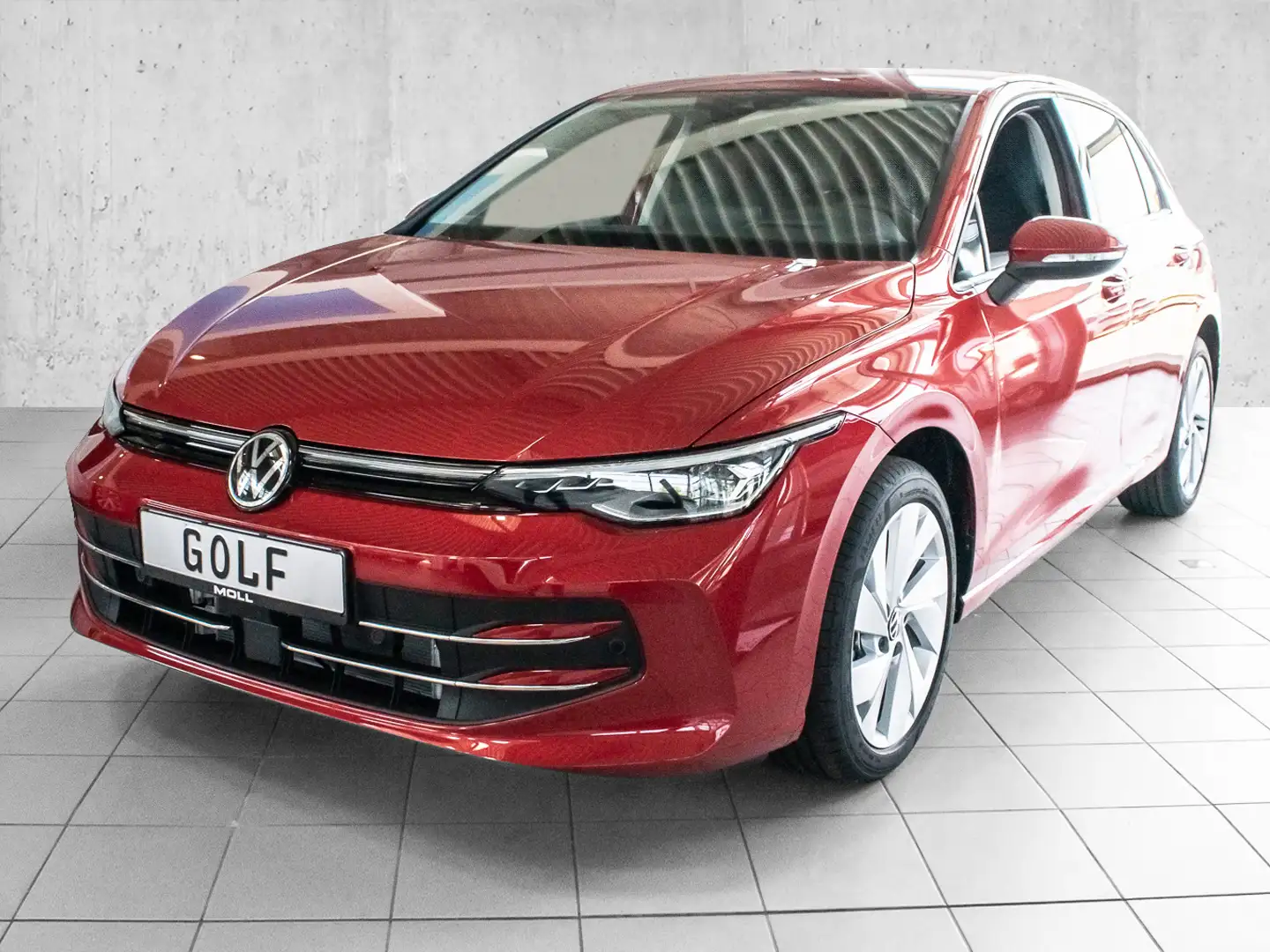 Volkswagen Golf Style 1.5 l eTSI OPF DSG MATRIX ACC AHK AUT Rood - 2