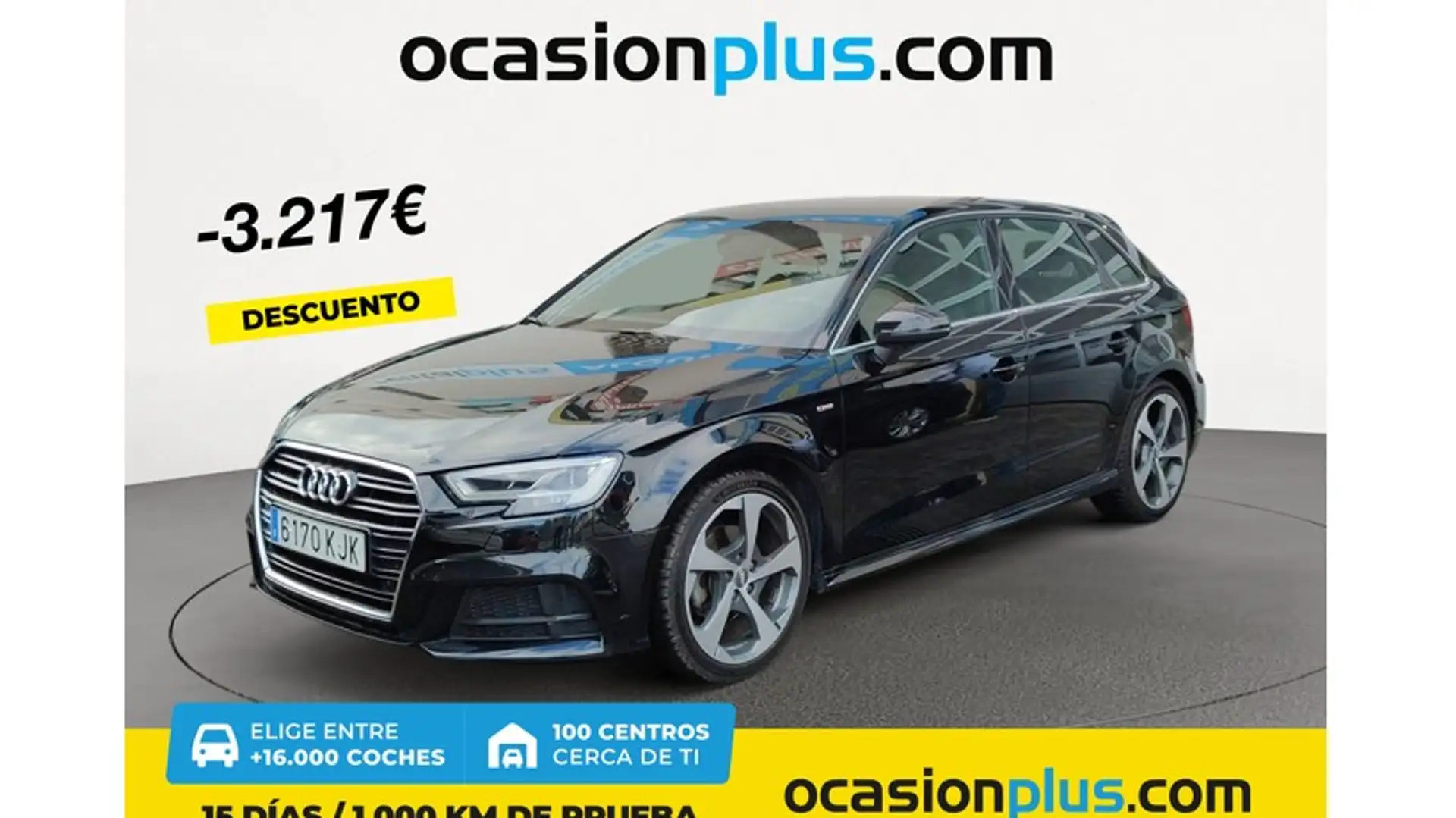 Audi A3 Sportback 1.5 TFSI COD EVO S Line Edition 110kW Zwart - 1