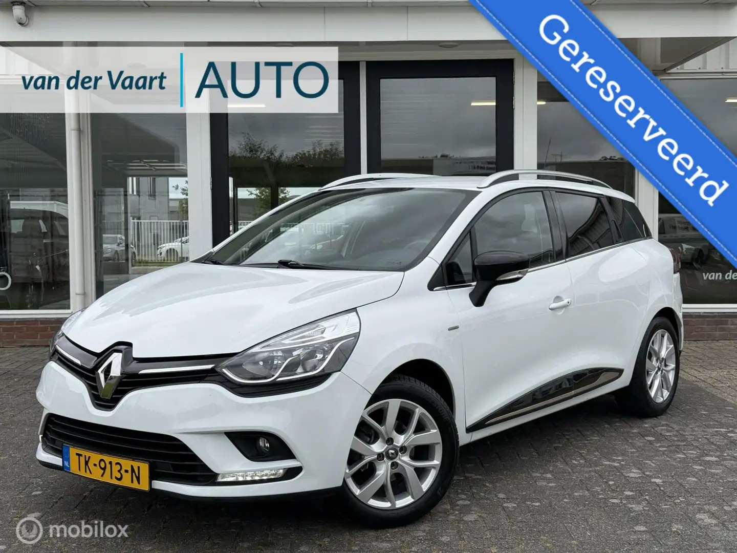 Renault Clio Estate 0.9 TCe Limited / Trekhaak / PDC / Navi Wit - 1