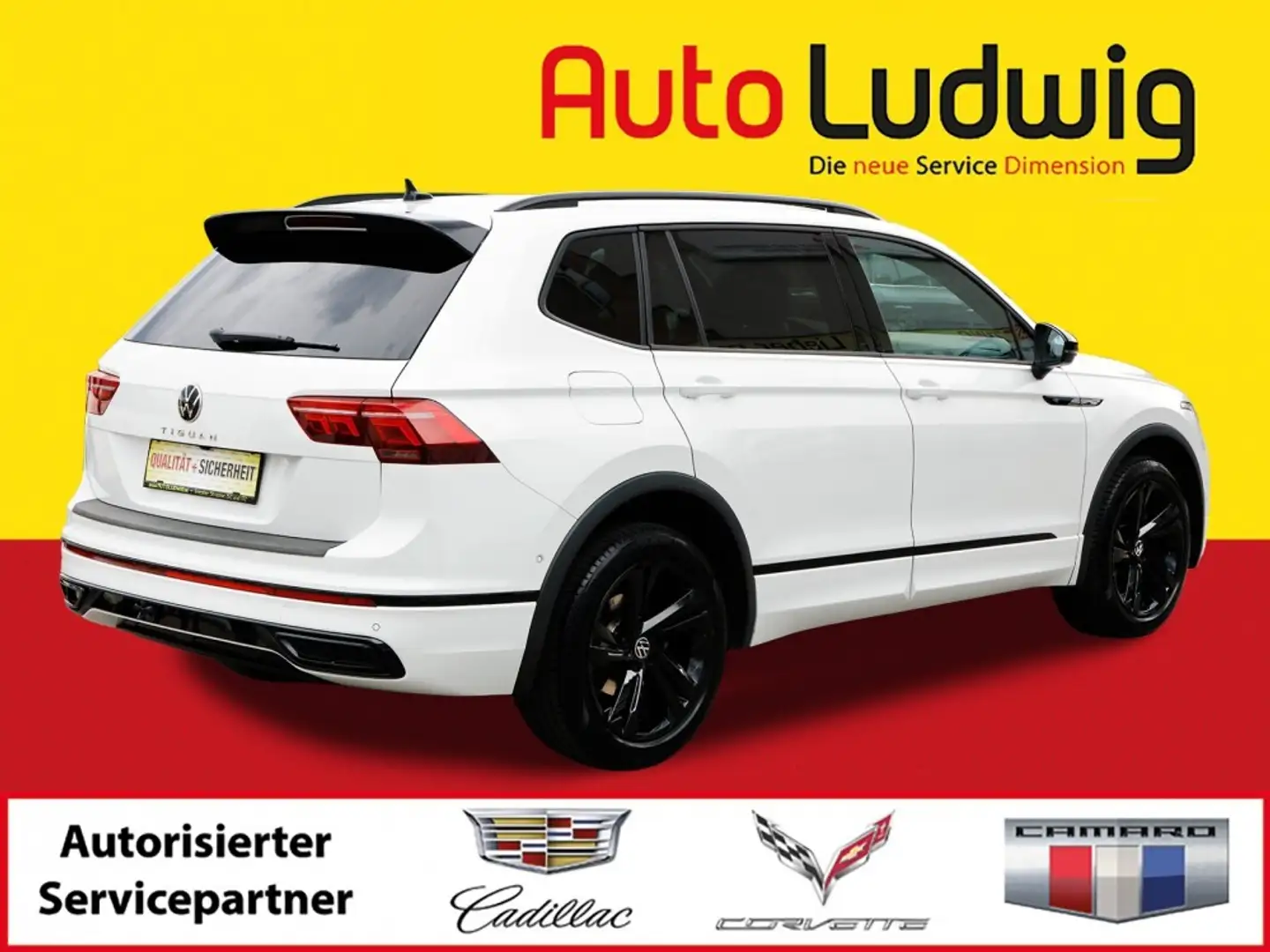Volkswagen Tiguan Allspace Tiguan 2,0 TDI DSG 4MOTION ALLSPACE R-LINE*VIRT... Weiß - 2