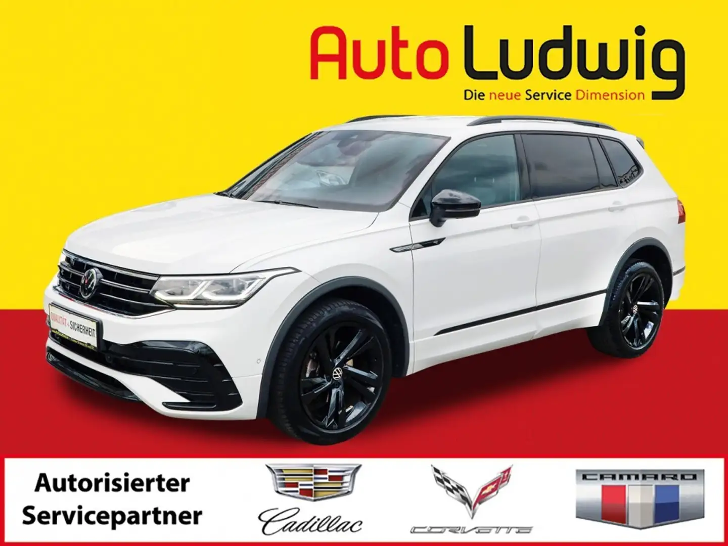 Volkswagen Tiguan Allspace Tiguan 2,0 TDI DSG 4MOTION ALLSPACE R-LINE*VIRT... Weiß - 1