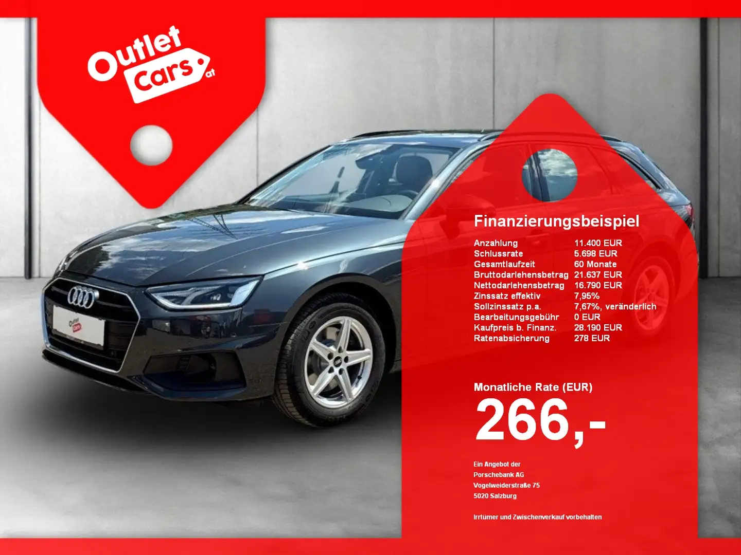 Audi A4 Avant 30 TDI LEDER+NAVI+LED+Massage+SHZ+Tempo Grau - 1
