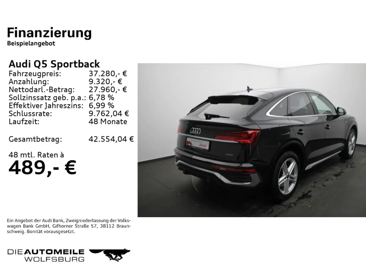 Audi Q5 50 TFSI e S-tronic quattro S line A Noir - 2