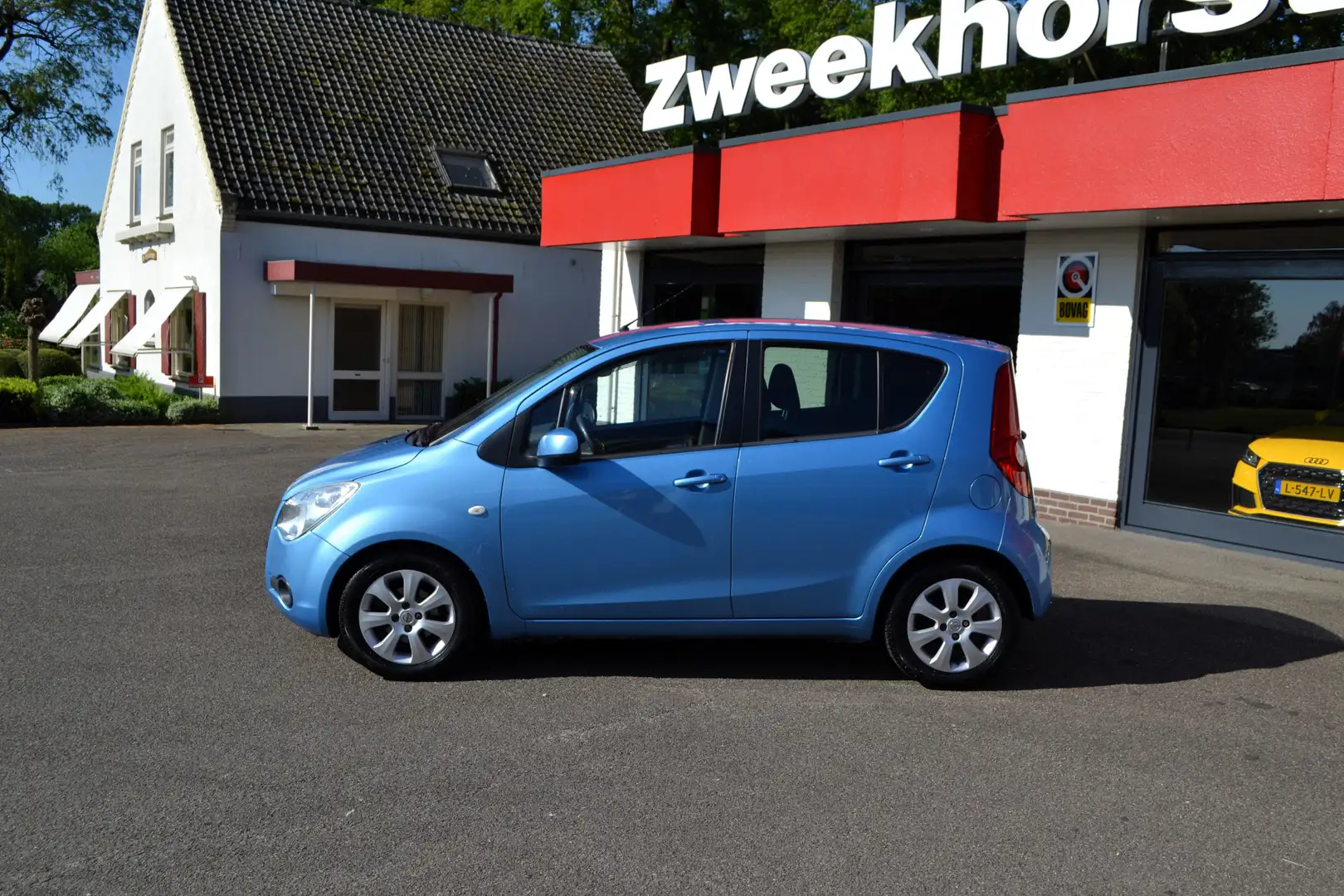 Opel Agila 1.2 Enjoy, Automaat, Hoge instap, NL auto, 60.000 Blauw - 2
