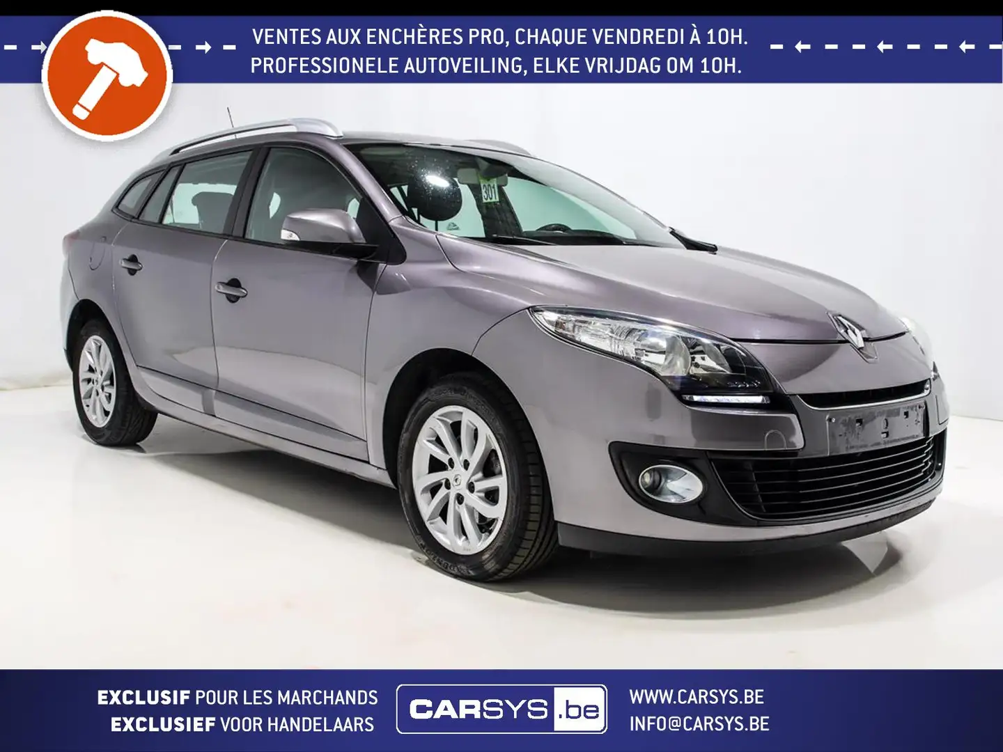 Renault Megane ESTATE - 1.5 DCI 90  JA - CLIM AUTO - REGU - GPS Gris - 1