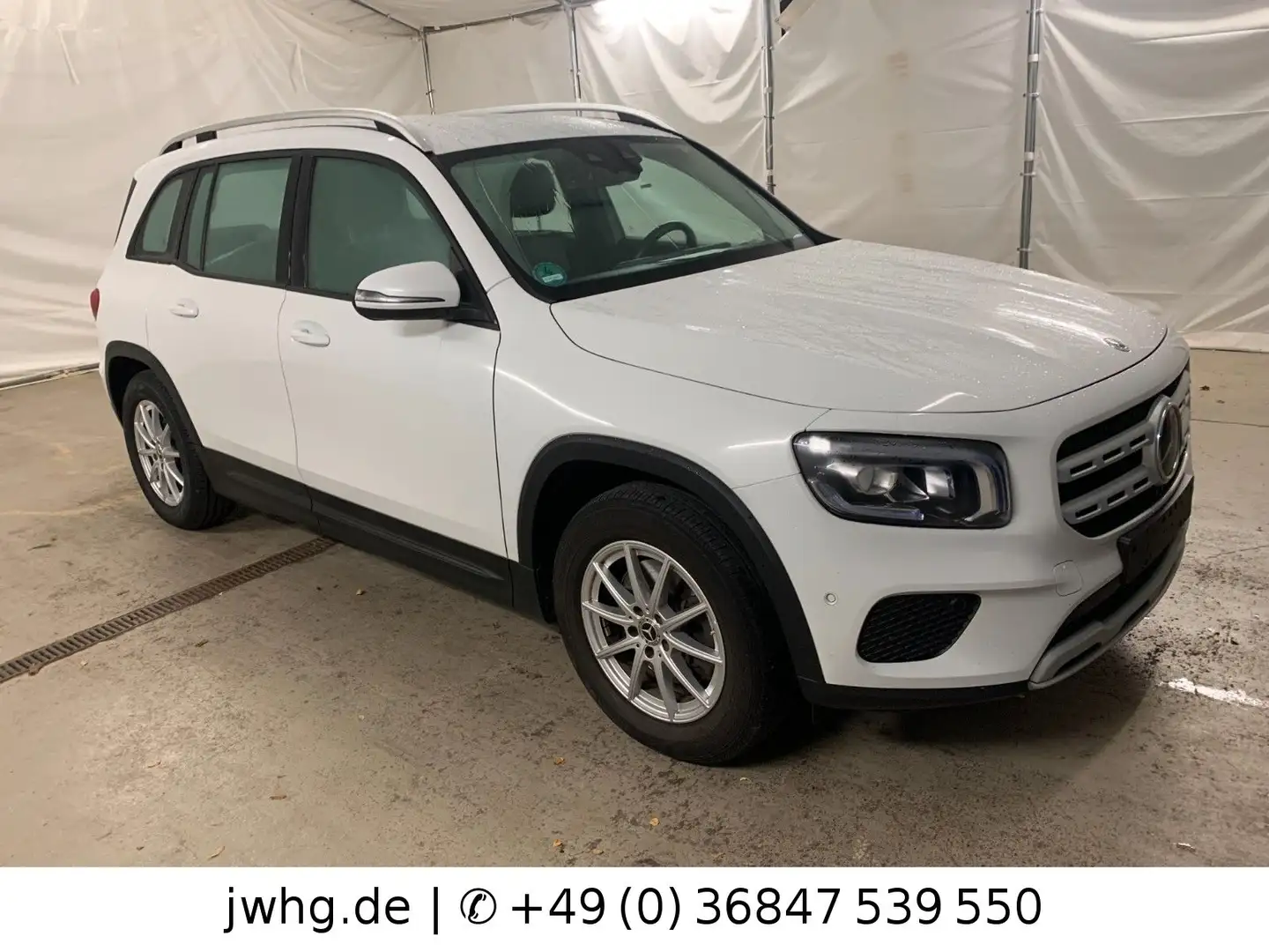 Mercedes-Benz GLB 200 d 4M LED Navi Leder Distr+ MBUX Kam AHK Silber - 2