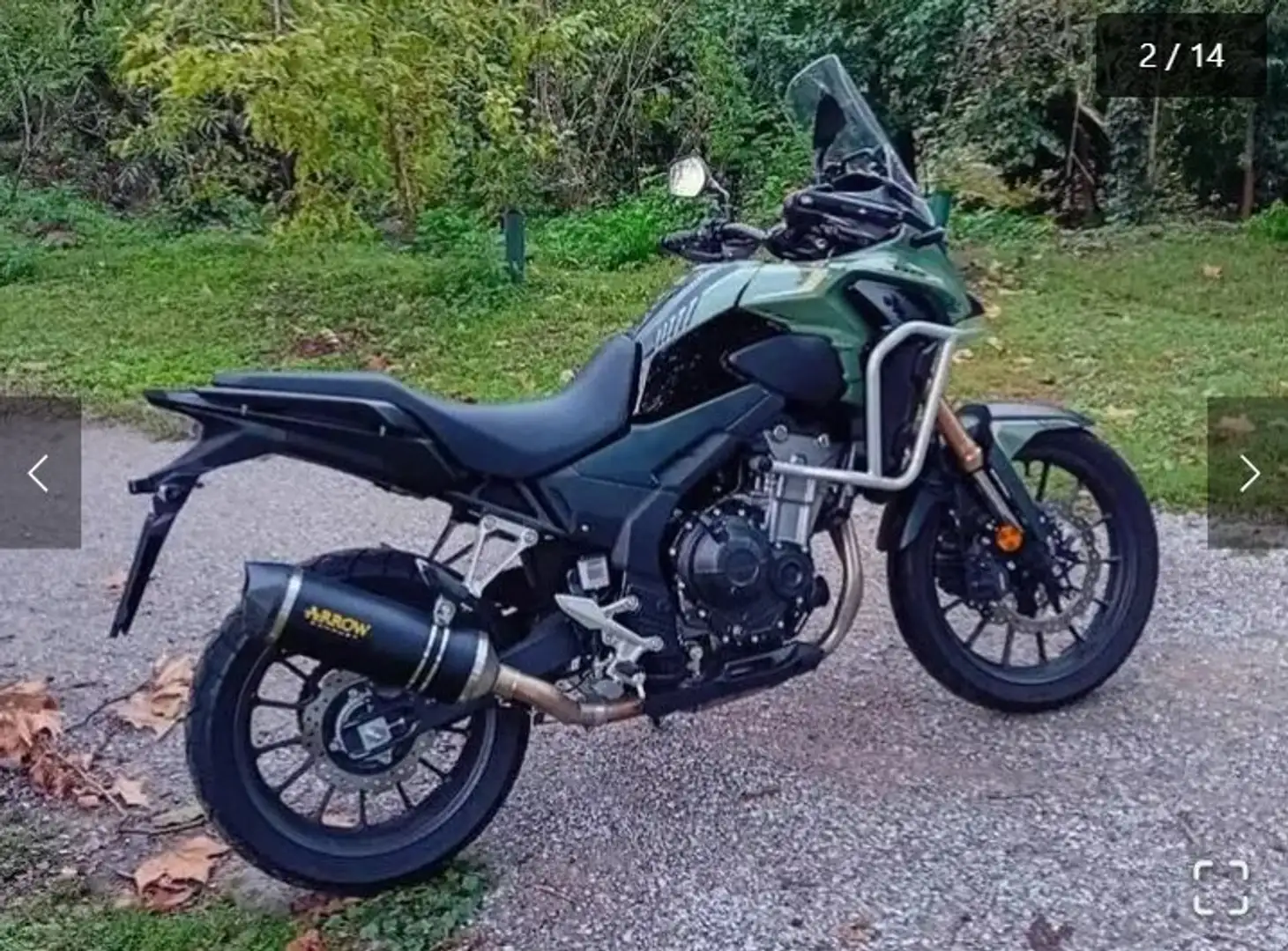 Honda CB 500 X Green - 1