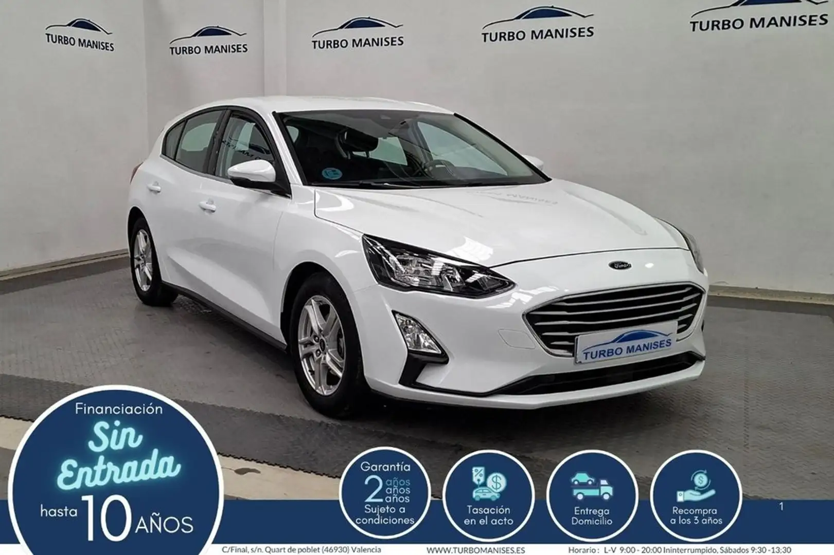 Ford Focus 1.5Ecoblue Trend+ 120 Blanc - 1