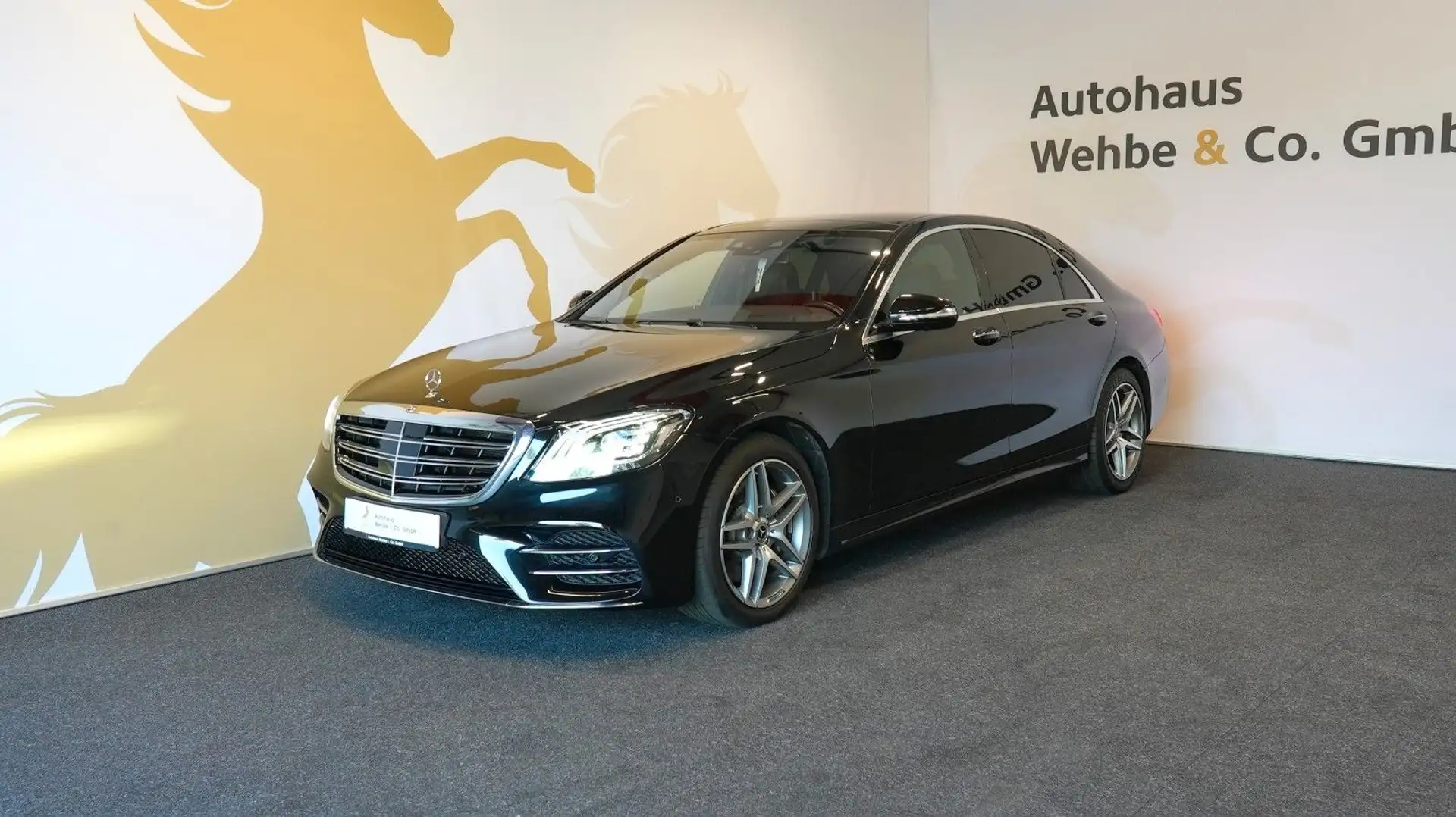 Mercedes-Benz S 400 S400d 4Matic Lang AMG Chauffeur Pano First 360° Fekete - 1