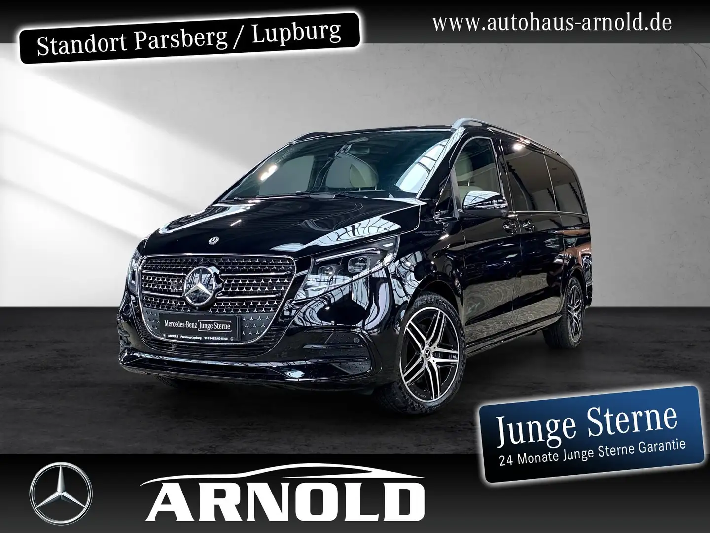 Mercedes-Benz V 300 V 300 d 4M AVANTGARDE Lang AMG Line AHK AIRMATIC Schwarz - 1