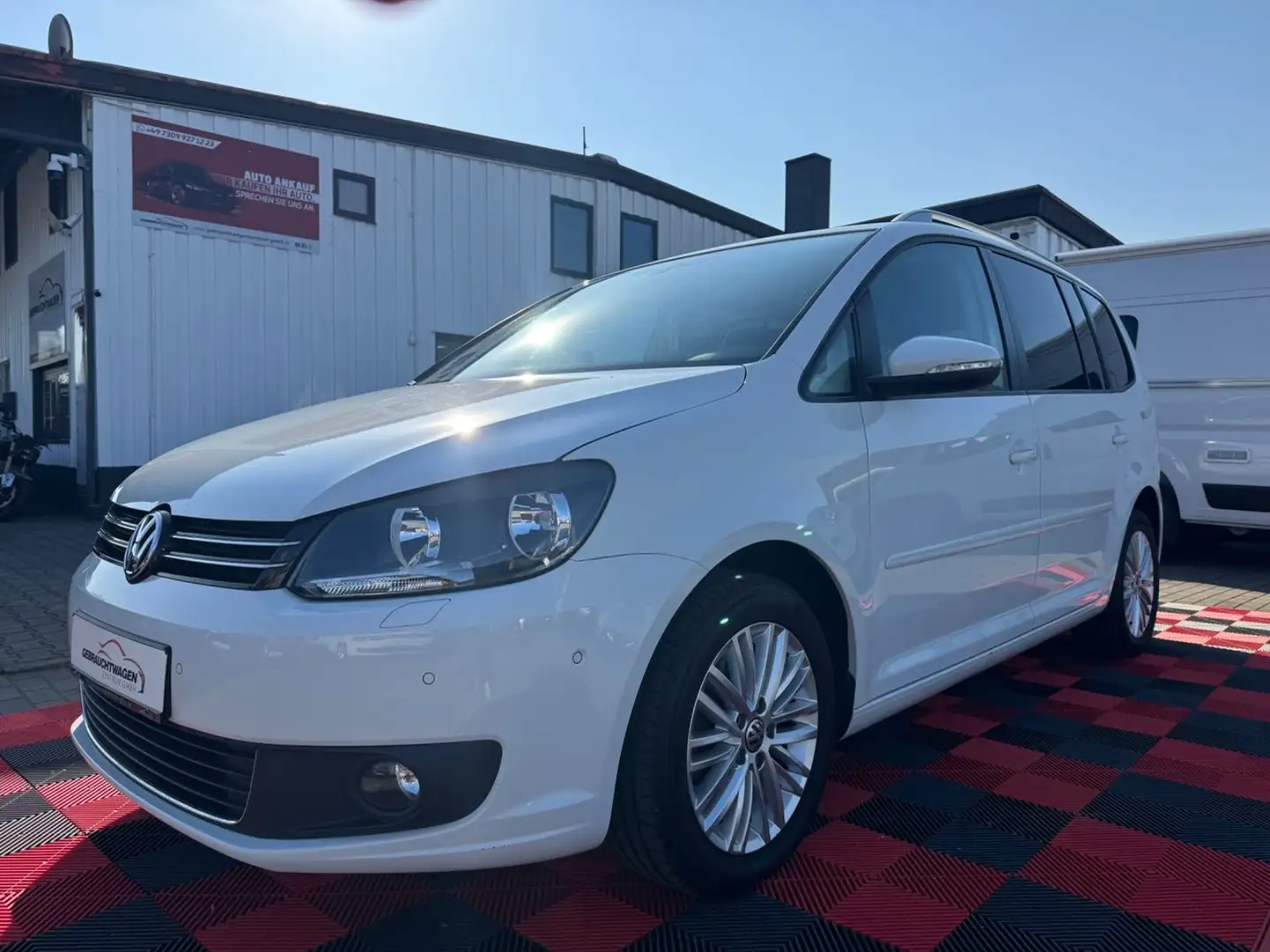 Volkswagen Touran 1.4 TSI Aut. Comfortline Cup Blanc - 1
