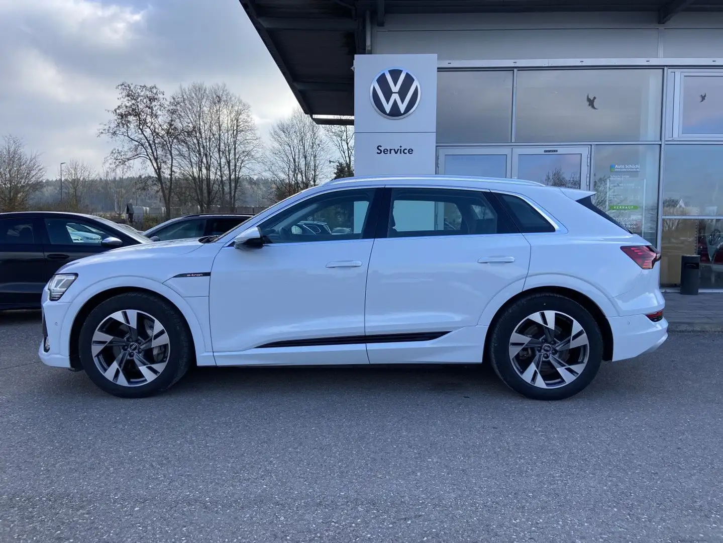Audi e-tron 50 quattro S-LINE 20"+STANDKLIMA+NAVI+EL. Weiß - 2