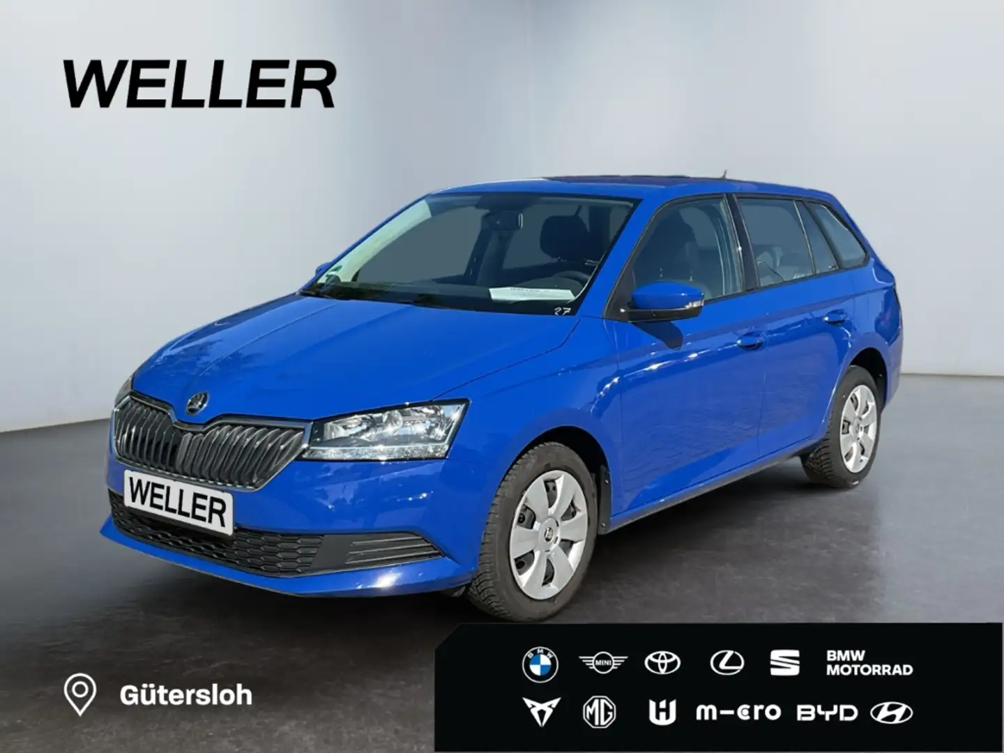 Skoda Fabia Combi 1.0 MPI Cool Plus *LED*SHZ*DAB* Bleu - 1