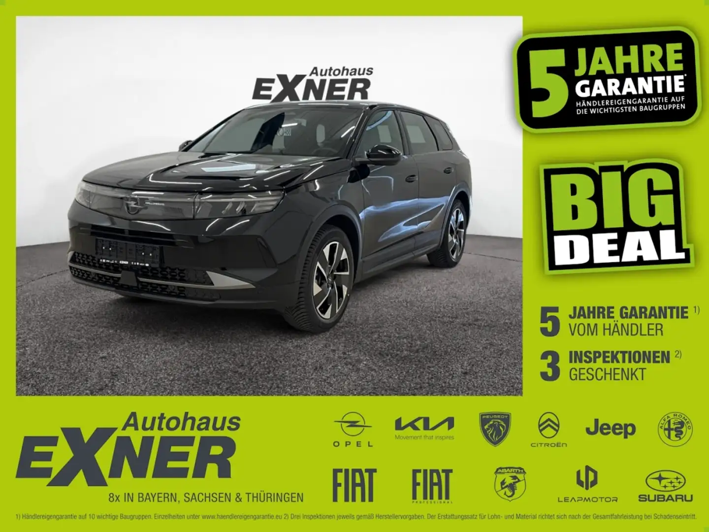 Opel Grandland 1,2 Mild Hybrid EDITION LED, Rückfahrk Schwarz - 1