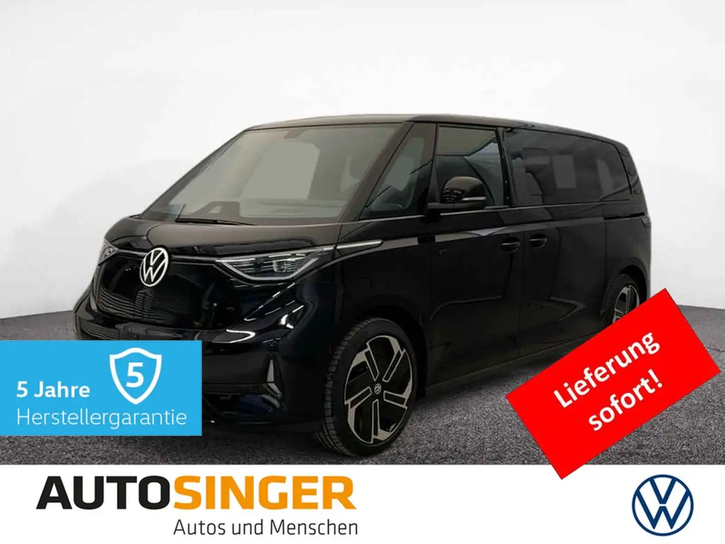 Volkswagen ID. Buzz ID.Buzz GTX LANG LR 6-S*ELEK.TÜR*WÄRME*PANO*AHK Negro - 1